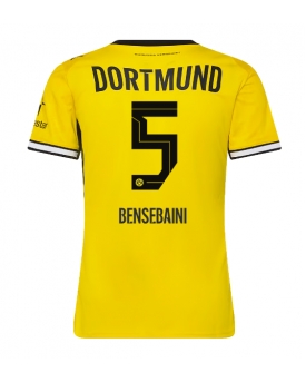 Borussia Dortmund Ramy Bensebaini #5 Maglia Gara Casa Repliche 2026-27 Donna Maniche Corte Borussia Dortmund Ramy Bensebaini #5 Maglia Gara Casa Repliche 2026-27 Donna Maniche Corte